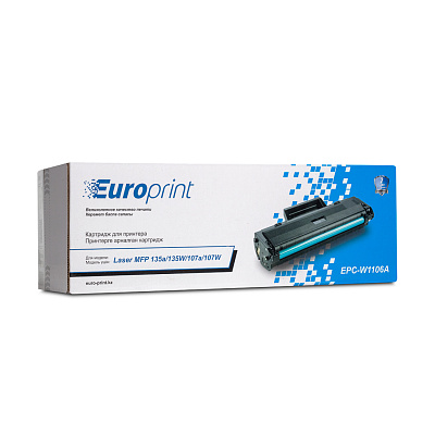Картридж Europrint EPC-W1106A (Без чипа) (EPC-W1106A (Без чипа))