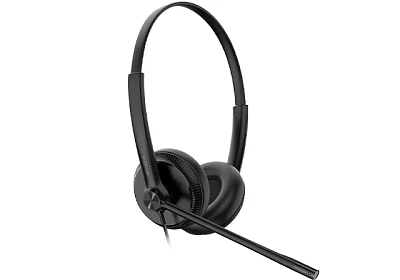 Гарнитура Yealink YHS34 Dual Дуо, Проводная, QD, RJ9 (YHS34 Dual)