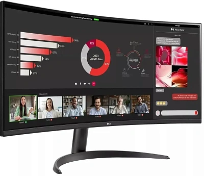Монитор LG UltraWide QHD 34WR50QK 34"  (34WR50QK-B) (34WR50QK-B.ARUZ)