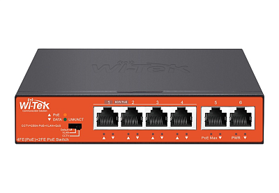 Коммутатор неуправляемый Wi-Tek WI-PS205 v4  (WI-PS205 v4)