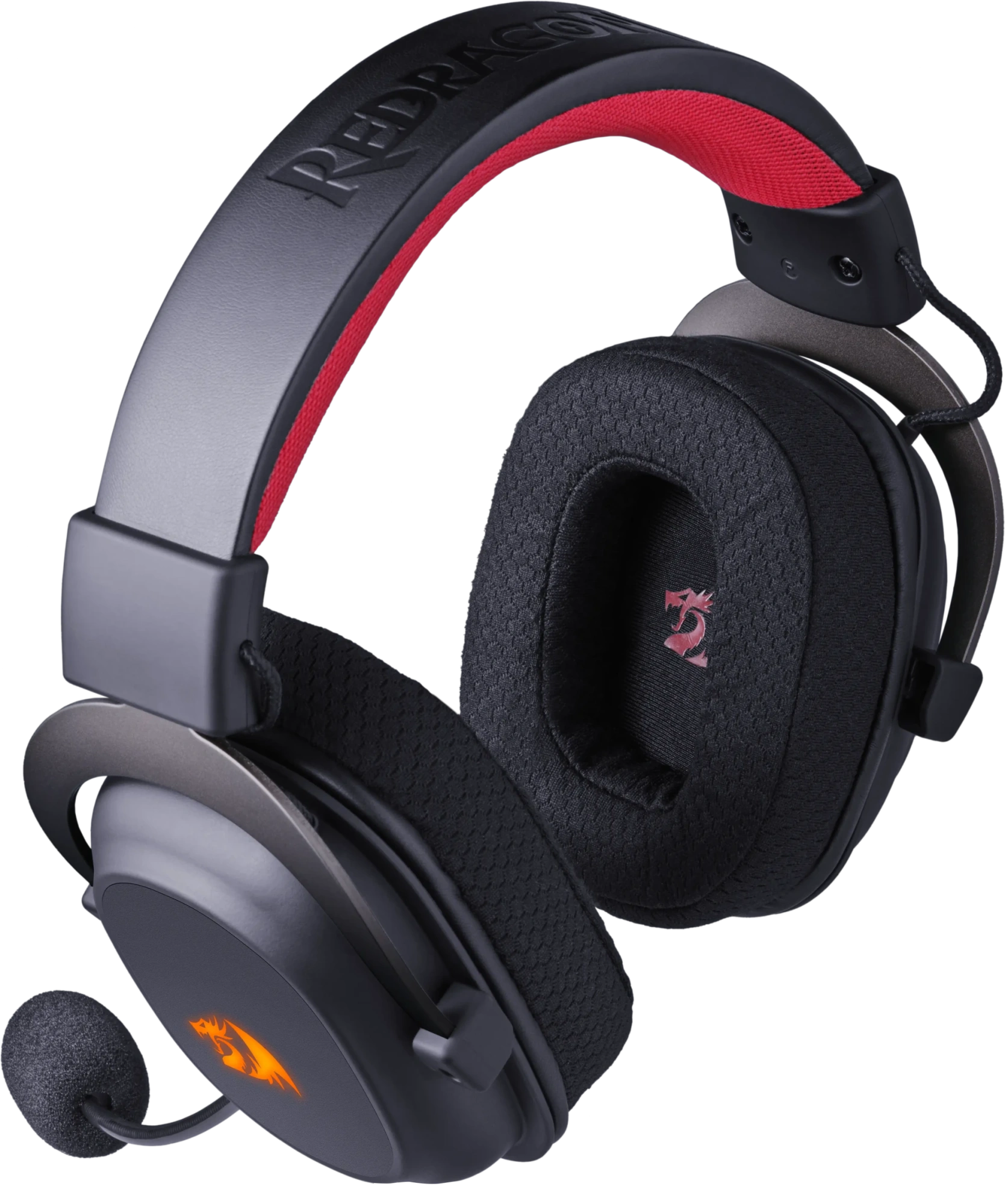 Наушники-гарнитура игровые беспроводные Redragon Zeus Pro черный (71880)