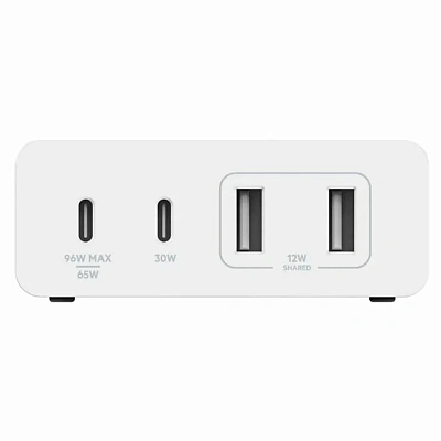 Зарядное устройство Belkin BoostCharge Pro 4-Port GaN Charger 108W (WCH010VFWH)