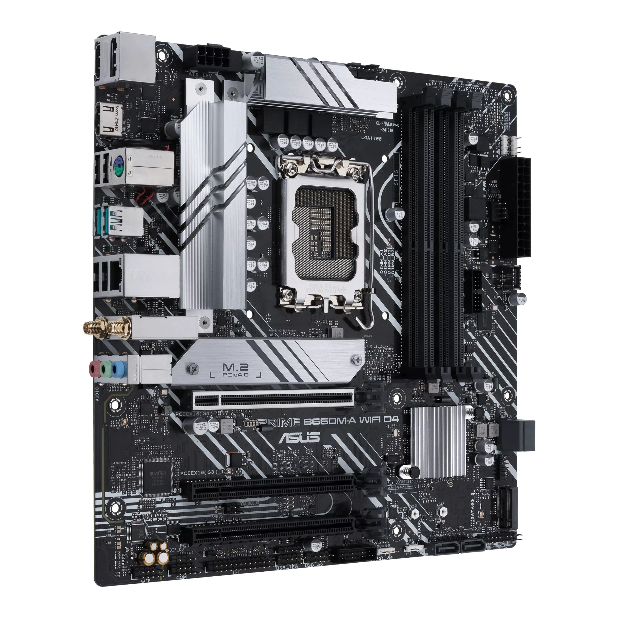 Материнская плата ASUS Prime B660M-A WiFi D4 (90MB1AE0-M0EAY0/90MB1AE0-M1EAY0)