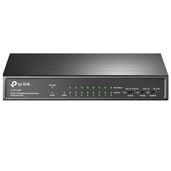 Коммутатор TP-Link TL-SF1009P 9-портовый  (TL-SF1009P(UN))