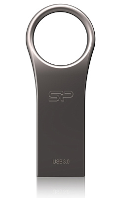 Флэш-накопитель Silicon Power Jewel J80 128GB, Silver (SP128GBUF3J80V1T)