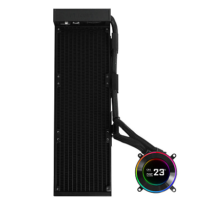 Водяное охлаждение для CPU Lian Li Hydroshift lI LCD-C 360N Black (G89.GHS2LCD36B.00)
