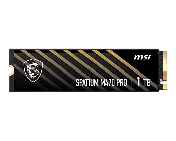Твердотельный накопитель SSD MSI SPATIUM M470 PRO PCIe 4.0 NVMe M.2 1TB (S78-440L0J0-P83)