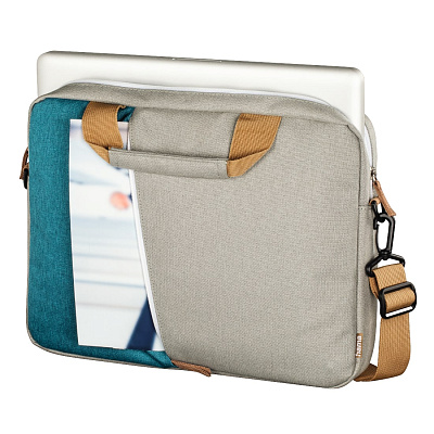 Сумка для ноутбука Hama Florence, 15.6",grey-ligth blue (00217122)