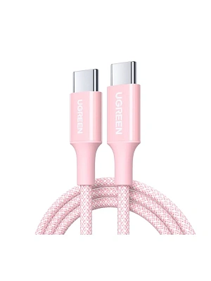 Кабель Ugreen L502, USB-C/USB-C PD 100W, 2M - розовый (65252)