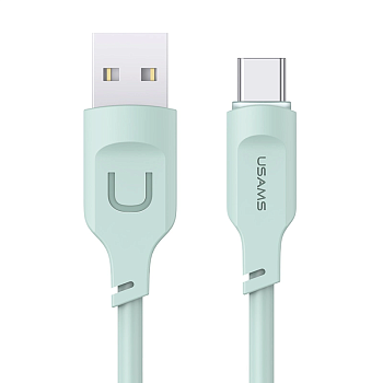 Кабель USB Type-C Usams US-SJ567, 1.2m, Green (SJ567USB04)