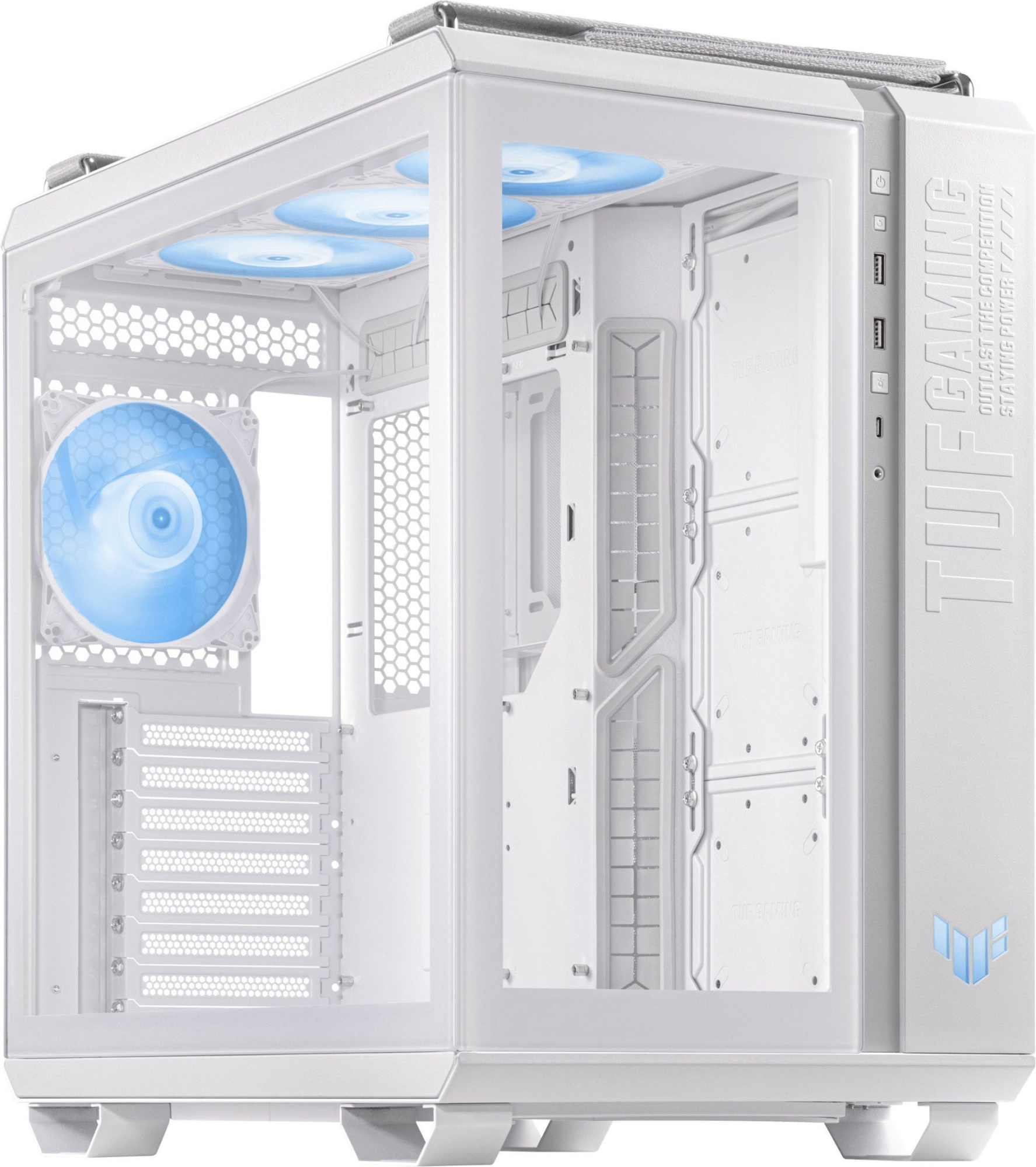 Корпус ASUS TUF Gaming GT502 PLUS TG ARGB WHITE (TUF GAMING GT502 PLUS TG ARGB WHITE)