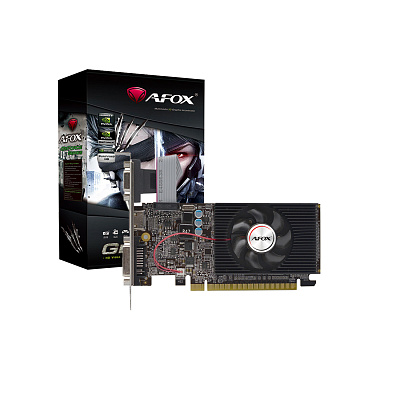 Видеокарта AFOX GT610 2GB D3 LP Single Fan (AF610-2048D3L7-V8)