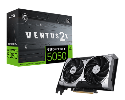 Видеокарта MSI GeForce RTX 5050 8G VENTUS 2X (G5050-8V2)