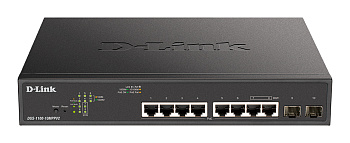 Коммутатор D-Link DGS-1100-10MPPV2 (DGS-1100-10MPPV2/A3A) Коммутатор D-Link DGS-1100-10MPPV2 (DGS-1100-10MPPV2/A3A)