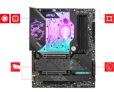 Материнская плата MSI MPG Z690 CARBON EK X LGA1700 iZ690 ATX (MPG Z690 CARBON EK X)