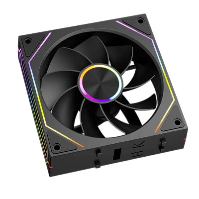 Вентилятор для корпуса PCCooler F3 X120R ARGB 3 pack (Reverse Blade) Black (F3 X120R ARGB BK 3IN1)