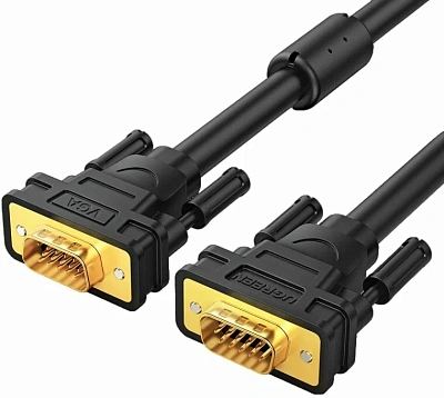 Кабель Ugreen VG101, VGA 15M/15M, 2m (11646 OEM)