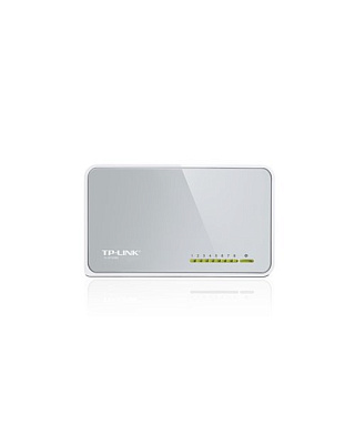 Коммутатор TP-Link TL-SF1008D 8-портовый 10/100 Мбит/с настольный коммутатор (TL-SF1008D)