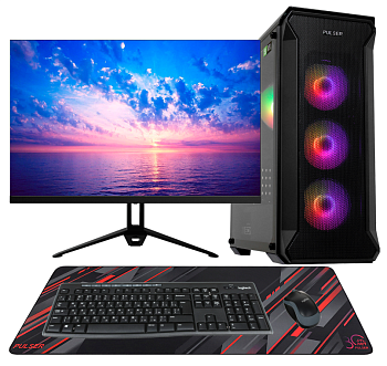 Системный блок PULSER Advanced 372M + Монитор 27" Sanc M2742PH V3 + Клавиатура мышь (Advanced 372M)