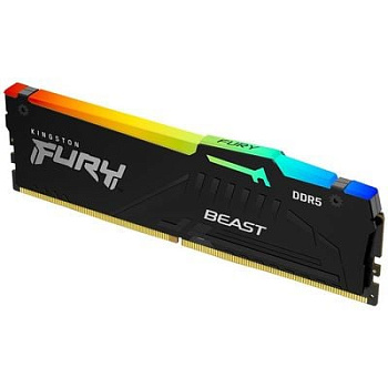 Оперативная память Kingston Fury Beast RGB 8Gb 5600MHz DDR5 DIMM, CL40, 1.25v,  (KF556C40BBA-8) Оперативная память Kingston Fury Beast RGB 8Gb 5600MHz DDR5 DIMM, CL40, 1.25v,  (KF556C40BBA-8)