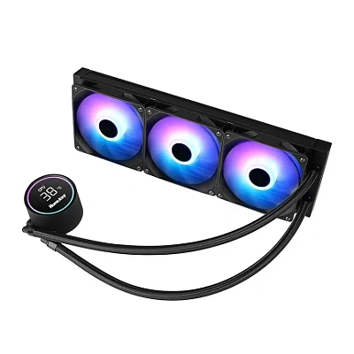 Кулер с водяным охлаждением Huntkey GX360R Blaktip Shark (710-434360A4R6)