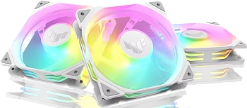 Комплект вентиляторов ASUS TUF GAMING TR120 ARGB REVERSE WHITE 3IN1 (TUF GAMING TR120 ARGB REVERSE WHITE) (TUF GAMING TR120 FAN ARGB REVERSE WHITE 3IN1)