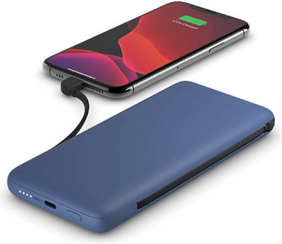 Внешний аккумулятор Belkin Boost Charge 10000 мА/ч, синий (BPB006btBLU)