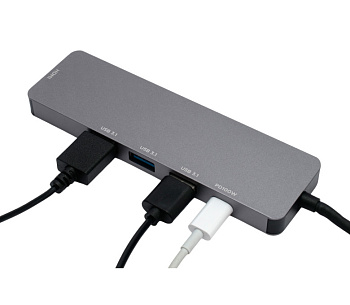 USB Хаб 3 port Gembird UHB-D1, HDM/Type-C/USBx3 (UHB-D1)