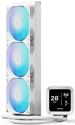 Кулер с водяным охлаждением APNX LC1-D 360 WH (APLA-SV36117.21)