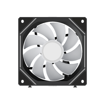 Вентилятор для корпуса Ocypus Gamma F12 UNI BK ARGB REVERSE BLADE (Gamma-F12-BK1AM01U-GL)