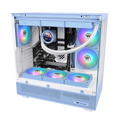 Кулер для компьютерного корпуса Thermaltake CT120 ARGB Sync PC Cooling Fan Hydrangea Blue 3 pack (CL-F198-PL12BU-A)
