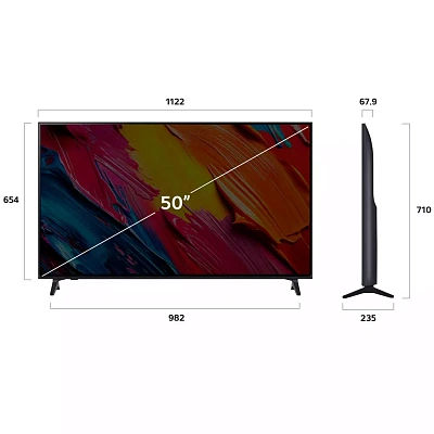 Телевизор LG 50QNED70A6A 50" QNED 4K UHD (50QNED70A6A)
