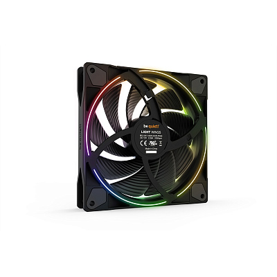 Вентилятор для компьютерного корпуса Bequiet! Light Wings 120mm PWM high-speed ARGB Triple-Pack (BL077)