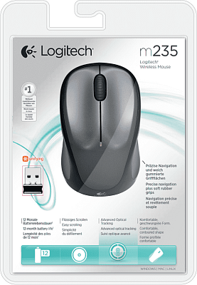 Компьютерная мышь   Logitech беспроводная M235 Colt Matte (910-002201)
