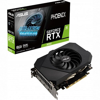 Видеокарта ASUS GeForce RTX 3050 Phoenix (PH-RTX3050-8G LHR)