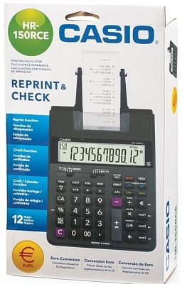 Калькулятор печатающий CASIO HR-150RCE-WA-EC (HR-150RCE-WA-EC)
