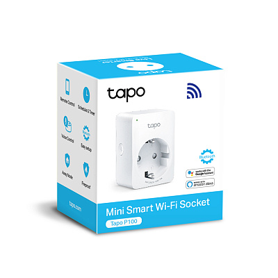 Умная мини Wi-Fi розетка TP-Link Tapo P100(1-pack) (Tapo P100(1-pack))