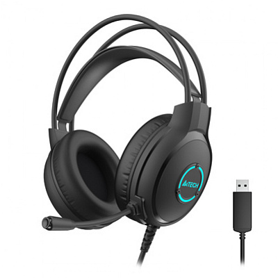 Наушники+микрофон A4tech FH300U-Black (FH300U-Black)