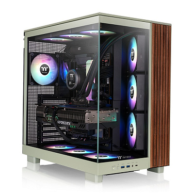 Компьютерный корпус Thermaltake View 380 XL WS ARGB - Matcha Green (CA-11E-00MEWN-WS)