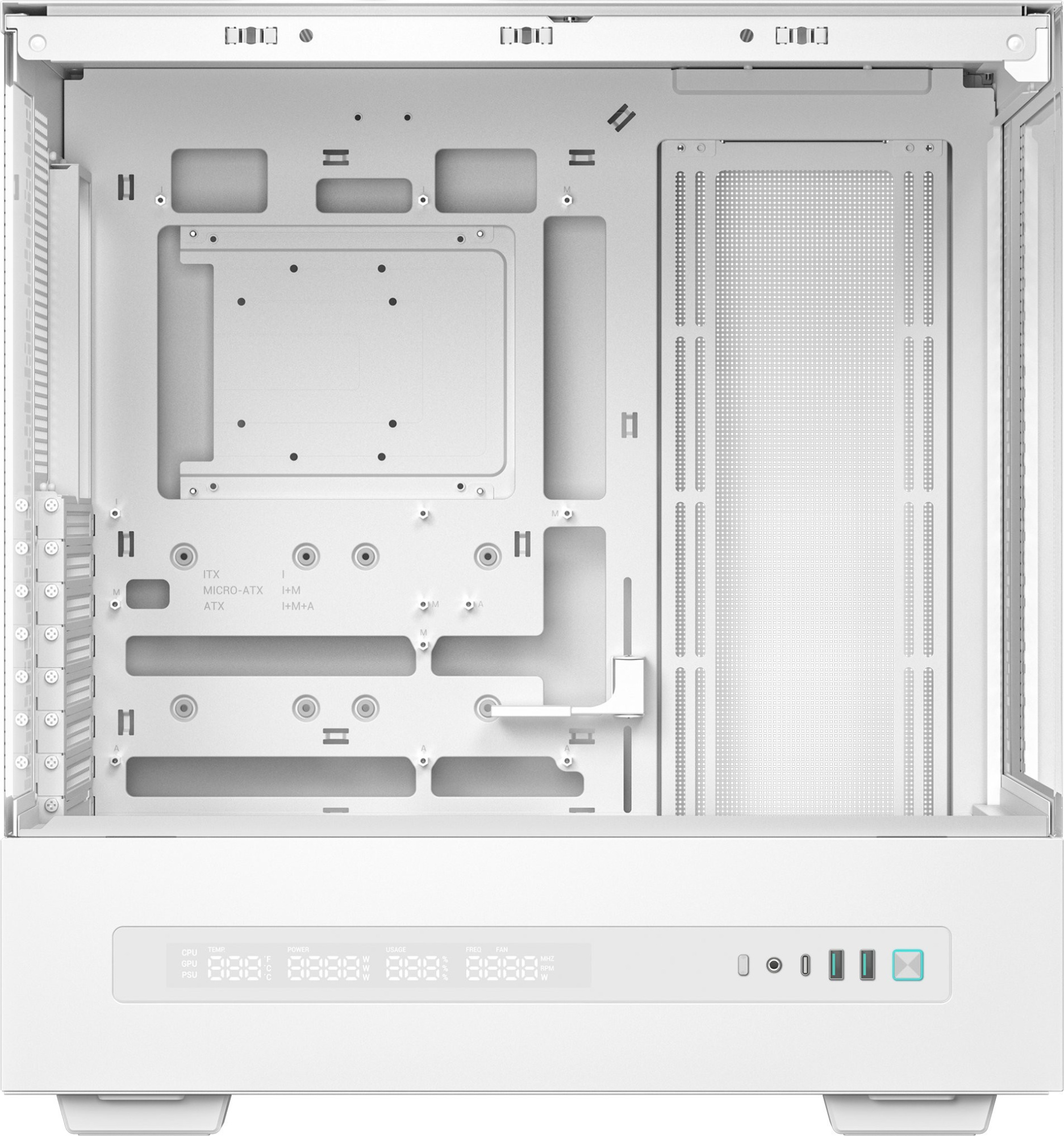 Компьютерный корпус Deepcool CH690 DIGITAL WH (R-CH690-WHNNA0D-G-1)