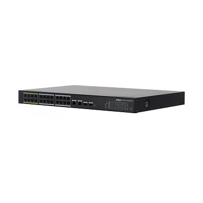 Dahua 24 портовый ePoE коммутатор, управляемый (DH-LR2226-24ET-360)