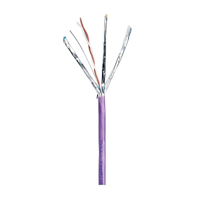 Кабель MOLEX категории 6A U/FTP, 4 пары, 500 м, фиолетовый (CAA-0322L-VI)
