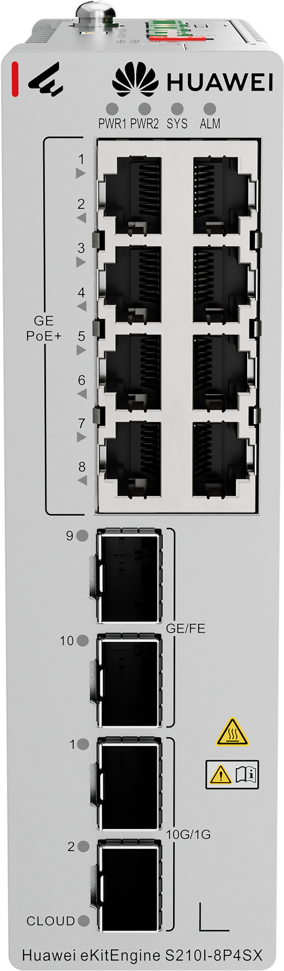 Коммутатор Huawei S210I-8P4SX PoE (98012933)