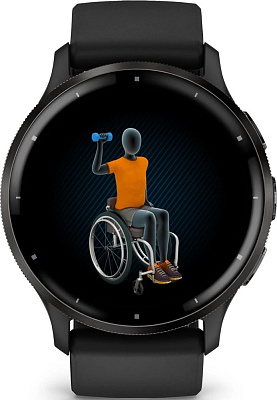 Смарт часы Garmin Venu 3, черный (010-02784-01)