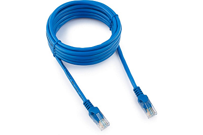 Патч-корд UTP Cablexpert, кат. 5e, 3м, синий (PP10-3M/B)