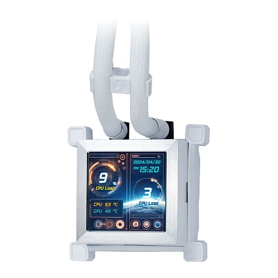 Водяное охлаждение для CPU Lian Li HydroShift LCD 360 FAN LESS White (G89.GHSLCD36NW.00)