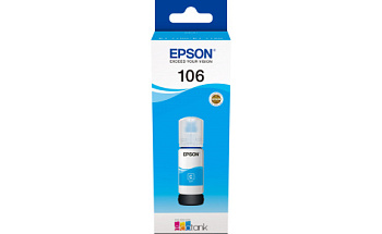 Картридж Epson C13T00R240 106 EcoTank CY Ink Bottle (C13T00R240)