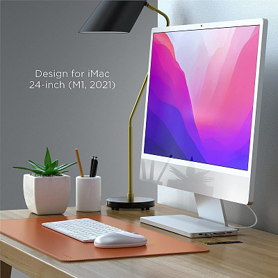 Картридер / USB-хаб Satechi Slim Dock for iMac - Silver (ST-UCISDS)