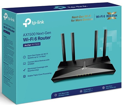 Маршрутизатор беспроводной TP-Link Archer AX1500 (Archer AX1500)