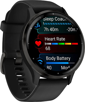 Смарт часы Garmin Venu 3, черный (010-02784-01)